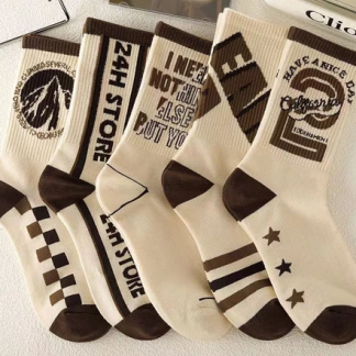 American retro sports socks